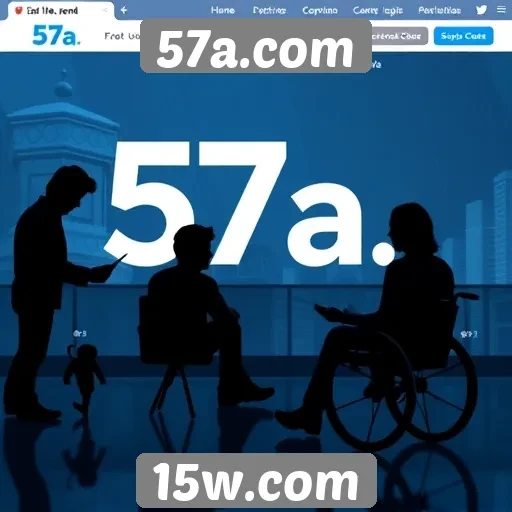 Acessibilidade e navegação no site 57a.com
